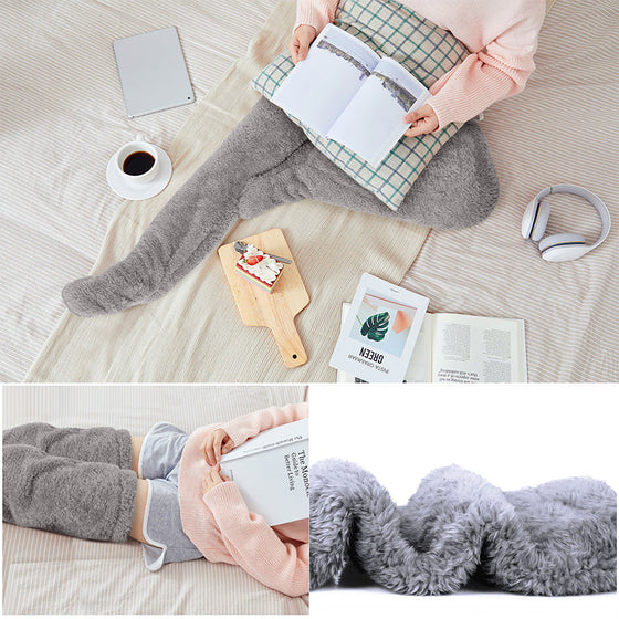 Justerbara elastiska höga strumpor bomullsfleece varma höga strumpor