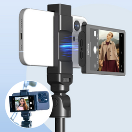 Magnetisk selfie-skärm för baksidan