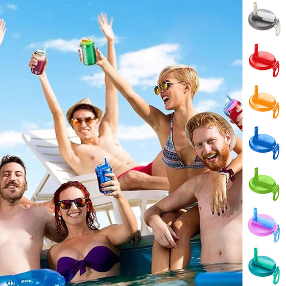 Sugrörslock för Läskburk