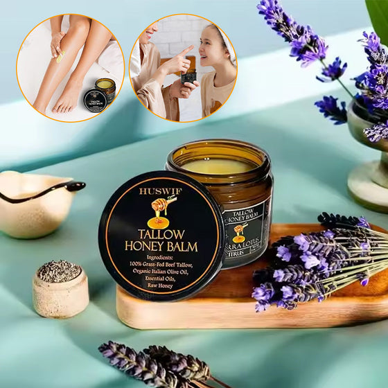 Nötkreatur Talg Bivax och Honung Ansiktskräm
