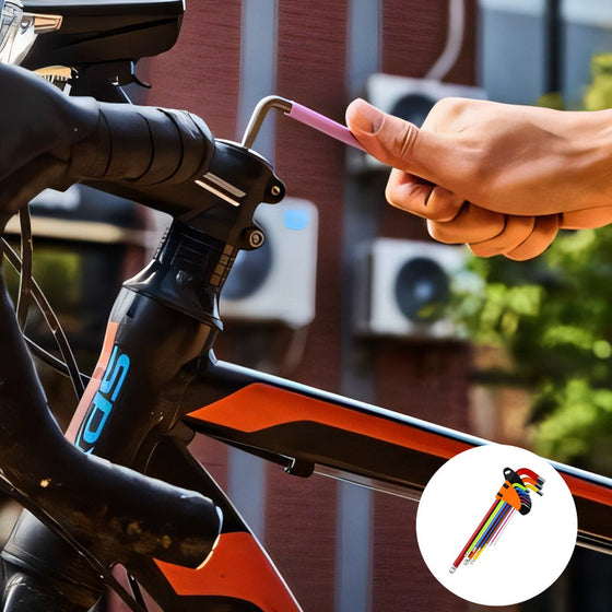 Färgad sexkantsnyckel