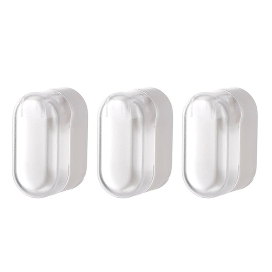 Tandborsthållare väggmonterad med lock