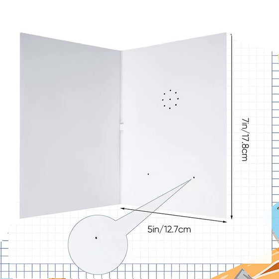 Handgjord tecknad ljudhälsningskort