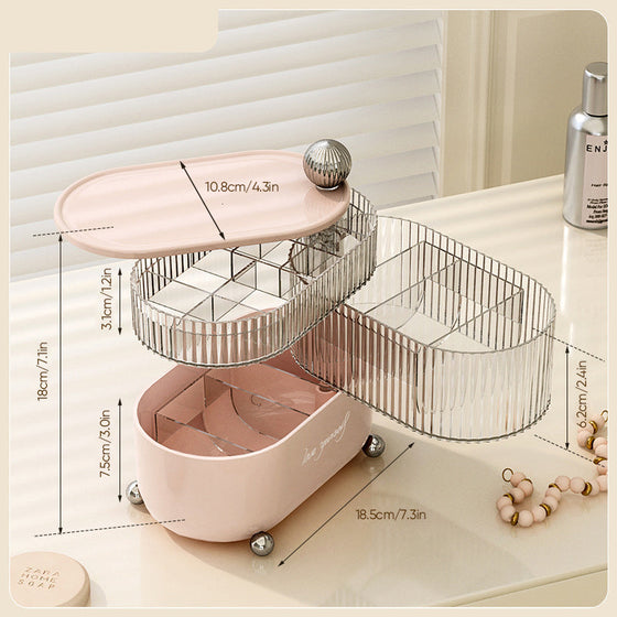 360° Rotations skrivbordsorganisatör