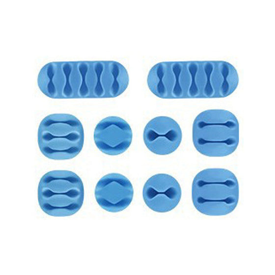 Kabelskyddssats med kabelklämmor (10 stycken)