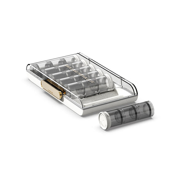 Bärbar högkapacitets veckopillerask