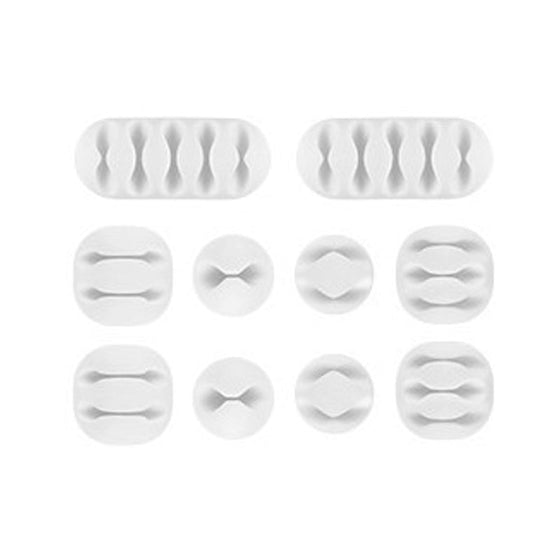 Kabelskyddssats med kabelklämmor (10 stycken)