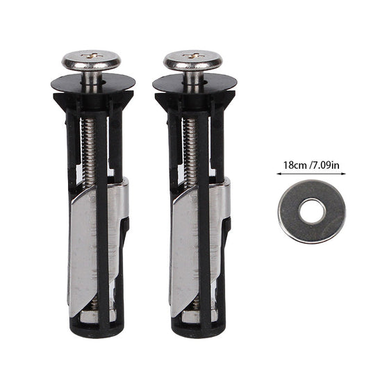 Toalettlockets fästskruvar