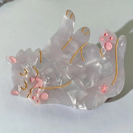 Söta djurhårklämmor