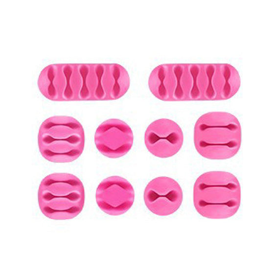 Kabelskyddssats med kabelklämmor (10 stycken)