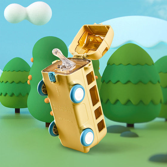 Bärbar vattenbehållare i bussform