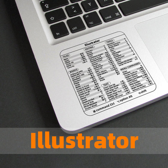 Kortkommandon klistermärken （3 st）