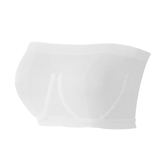 Halkfri tub-bh för kvinnor utan axelband eller foder