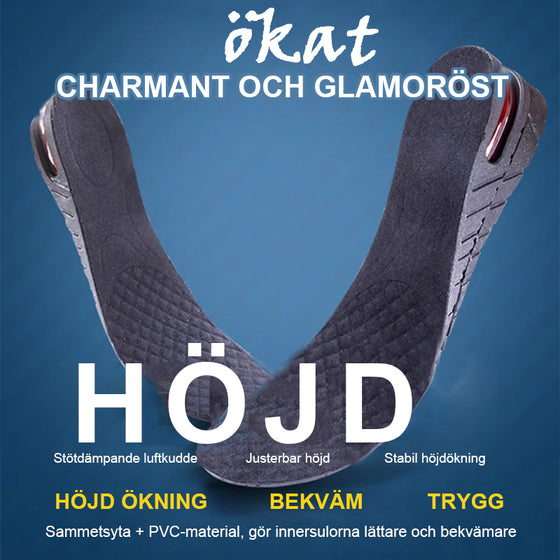 Avtagbar höjande innersula