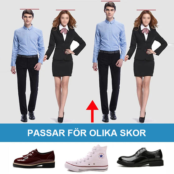 Avtagbar höjande innersula