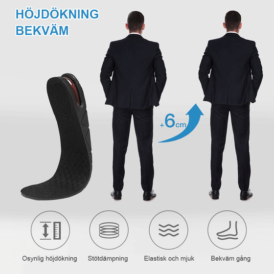 Avtagbar höjande innersula