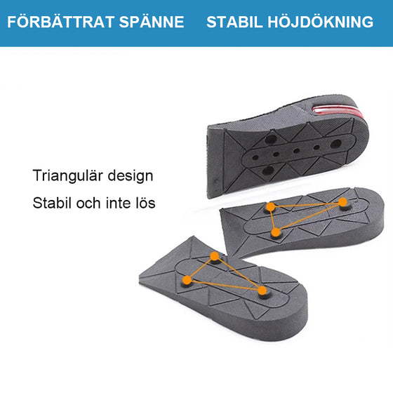 Avtagbar höjande innersula