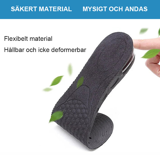 Avtagbar höjande innersula