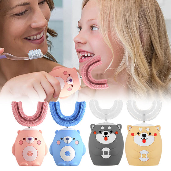 U-formad eltandborste för barn