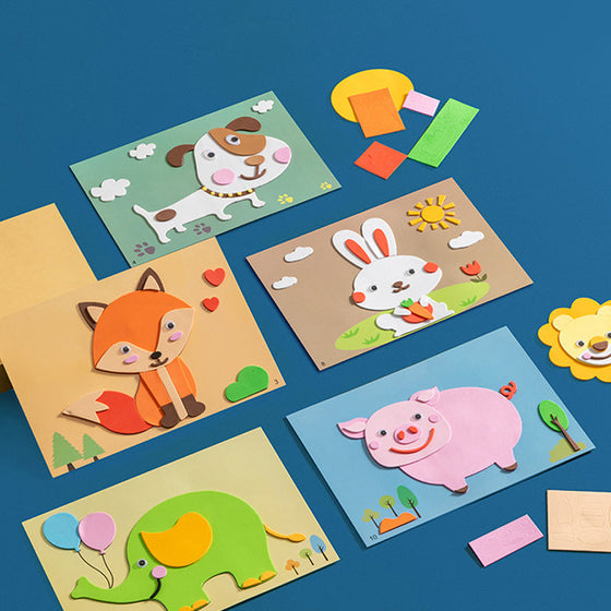 Gör-det-själv Handgjorda Djurklistermärken För Barn