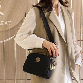 Nylon oxford tyg en axel crossbodyväska