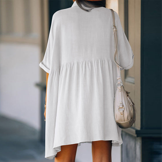 Strand blus semester sol täck över skjorta