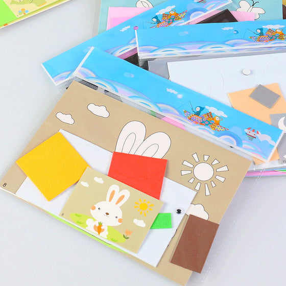 Gör-det-själv Handgjorda Djurklistermärken För Barn