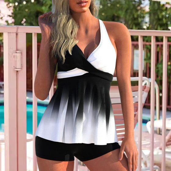 Gradient tankini set