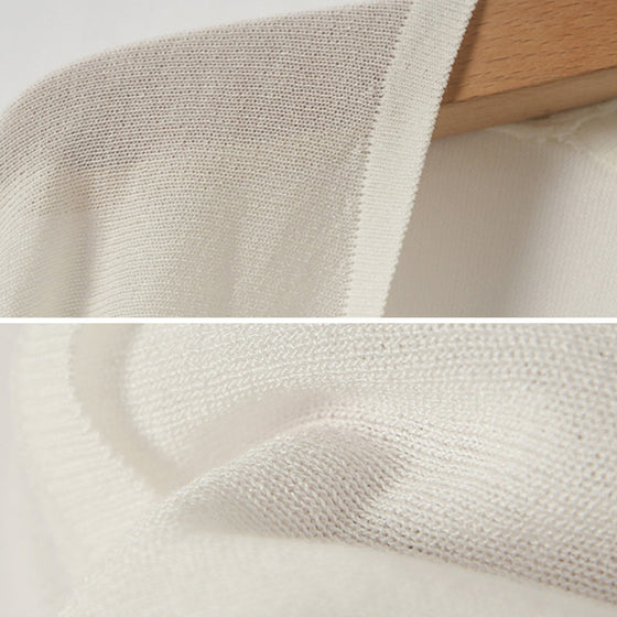 Håll dig sval och snygg solstickad kofta