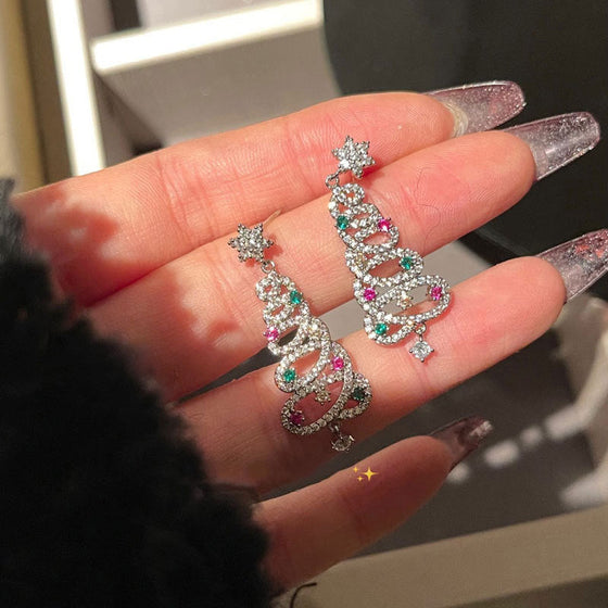 Glittrande julgranörhängen