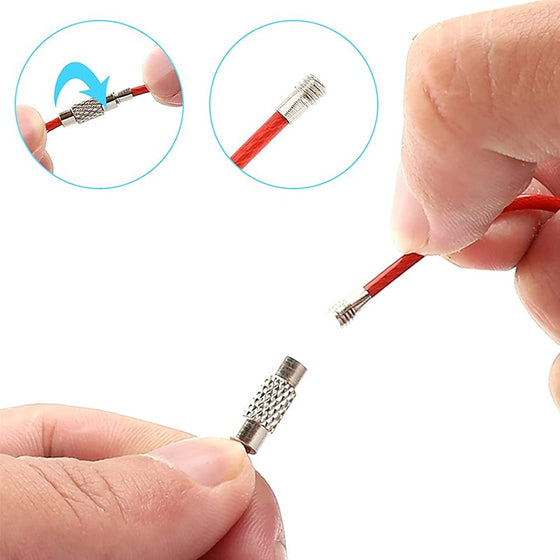 Kreativt färg ståltrådslås (20/50/100 st)