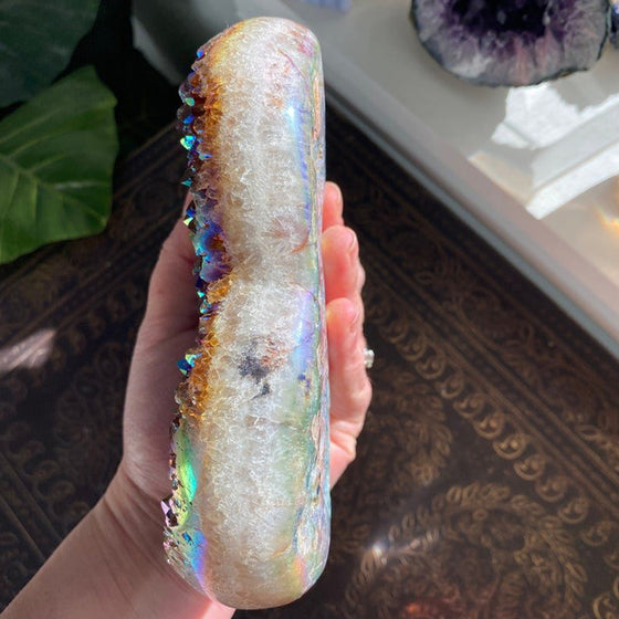 Ängel Aura Hjärtformad Kristall