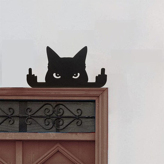 Kattprydnad långfingerkatt