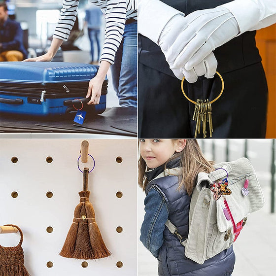 Kreativt färg ståltrådslås (20/50/100 st)