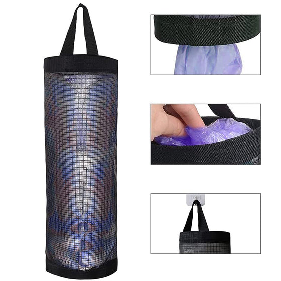 Hängande plastpåsarrangör