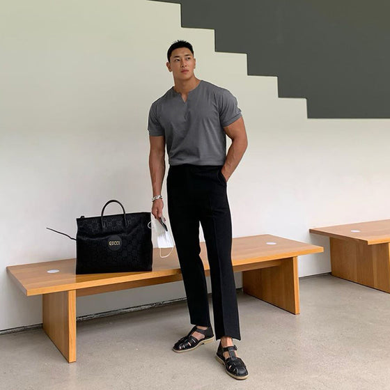 Kortärmad fitness T-shirt