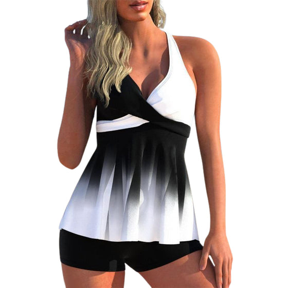 Gradient tankini set