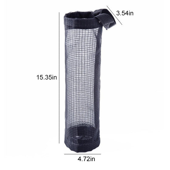 Hängande plastpåsarrangör