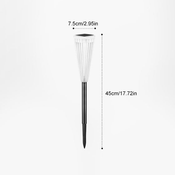 Solljus för trädgårdsstigar (2st)