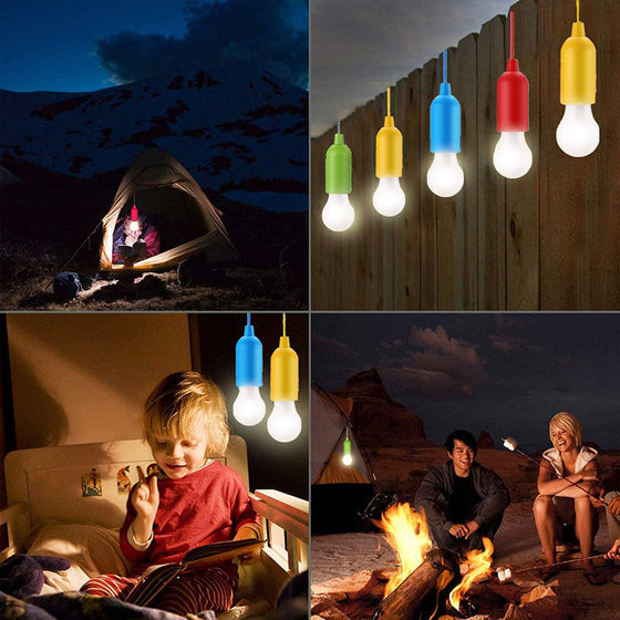 Färgglada tält LED-lampor