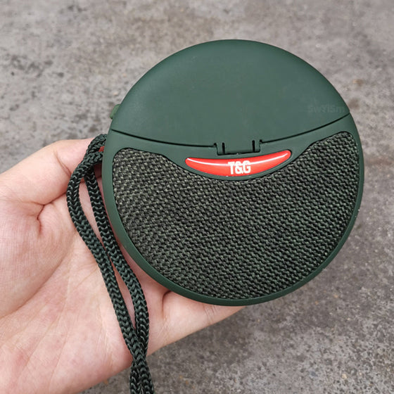 2 i 1 portabelt miniljud utomhus med bluetooth-hörlurar