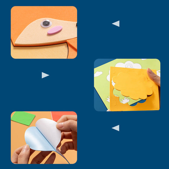 Gör-det-själv Handgjorda Djurklistermärken För Barn