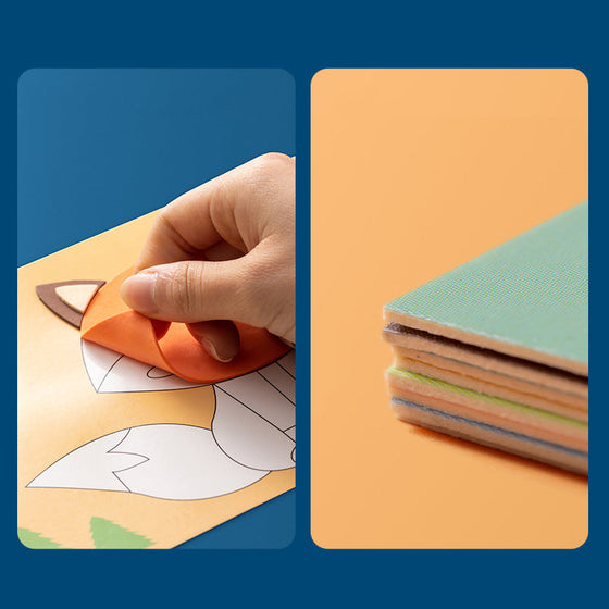 Gör-det-själv Handgjorda Djurklistermärken För Barn