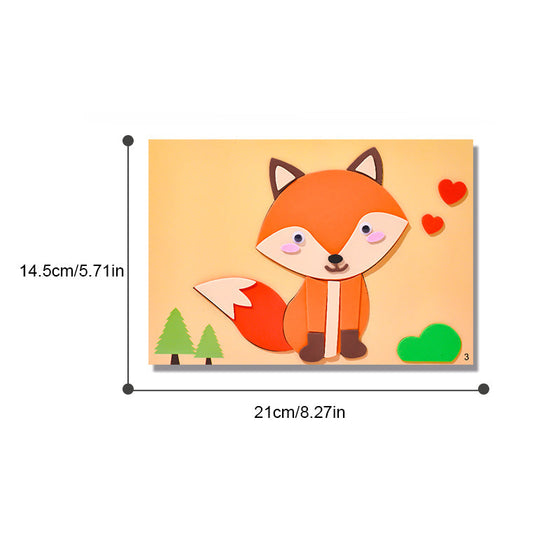 Gör-det-själv Handgjorda Djurklistermärken För Barn