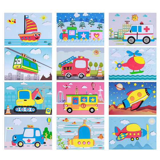 Gör-det-själv Handgjorda Djurklistermärken För Barn