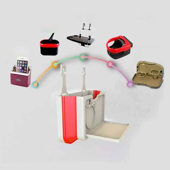 Bilhopfällbar papperskorg