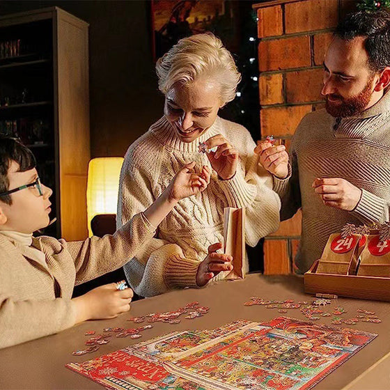 Juliga pusselblindlåda