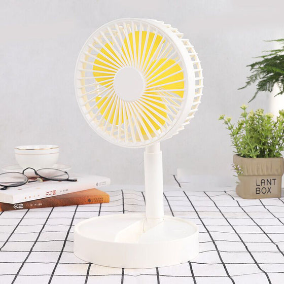 Mini hopfällbar teleskopisk telefonhållare Fläkt