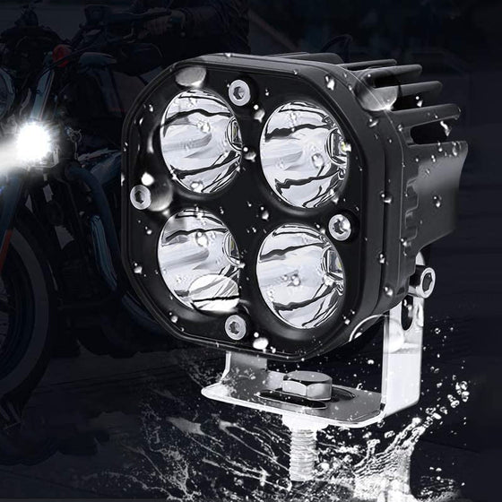 Fyrkantig dubbelfärgad bilstrålkastare