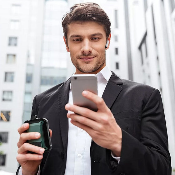 Coolt hörlursskydd med säkerhetsspärr